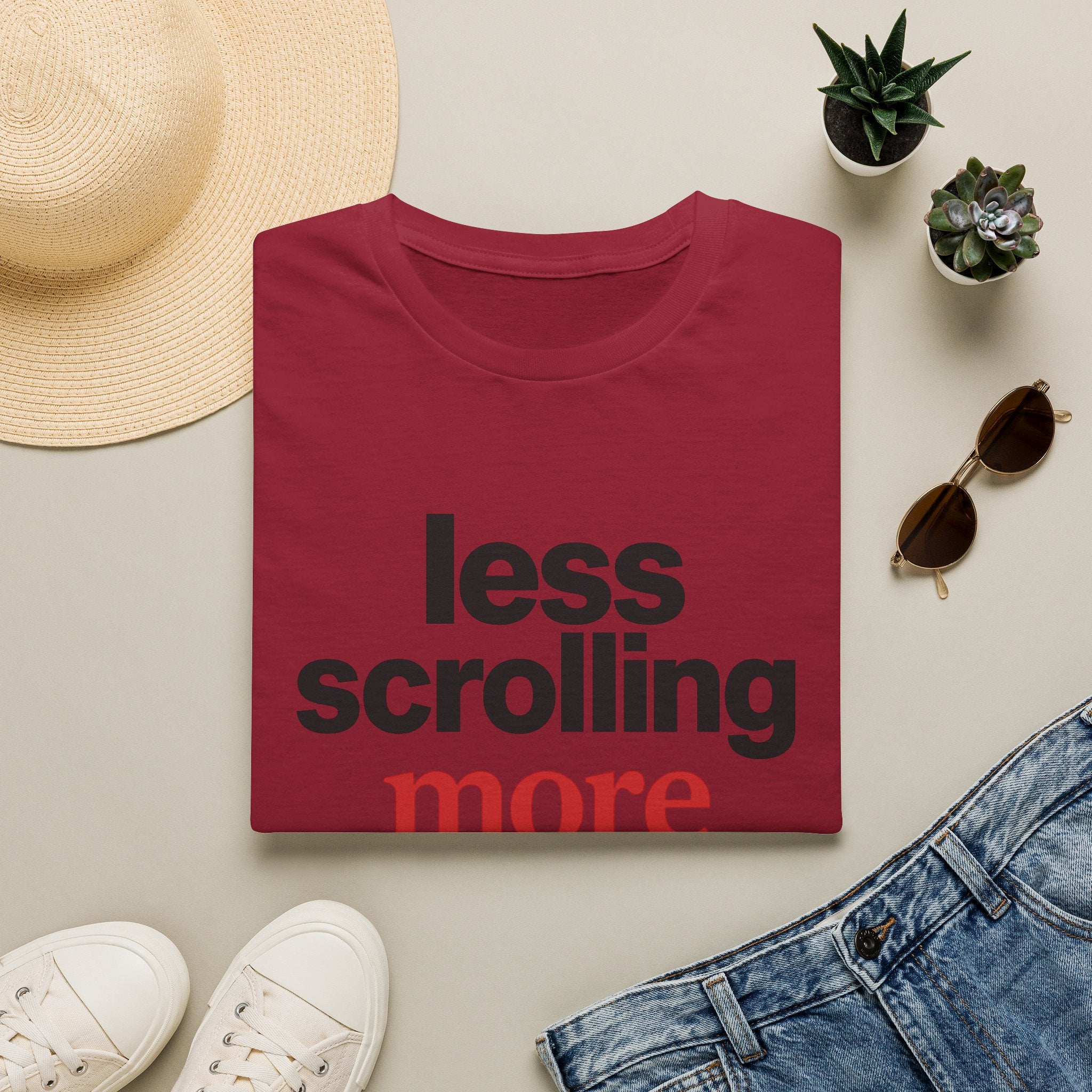 Less Scrolling More Feeling T-Shirt