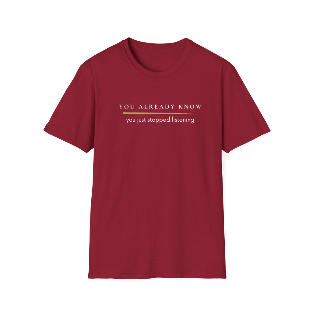 You stopped listening  T-Shirt
