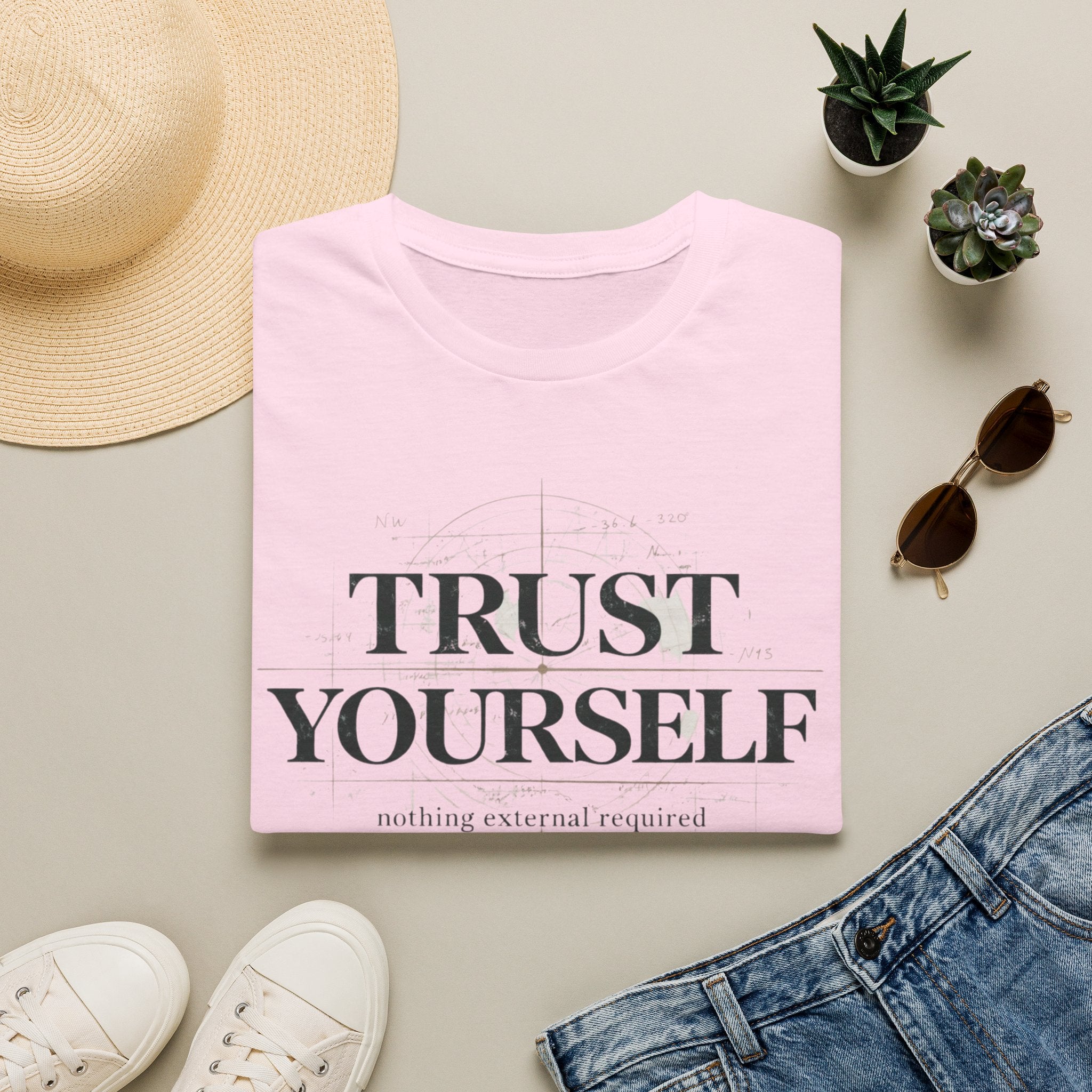Trust Yourself - nothing external required T-Shirt