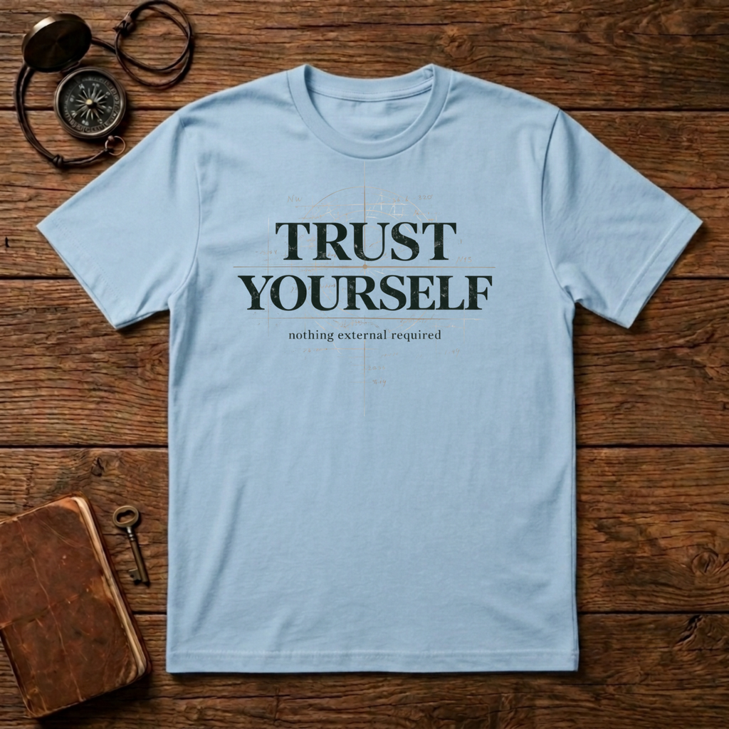 Trust Yourself - nothing external required T-Shirt
