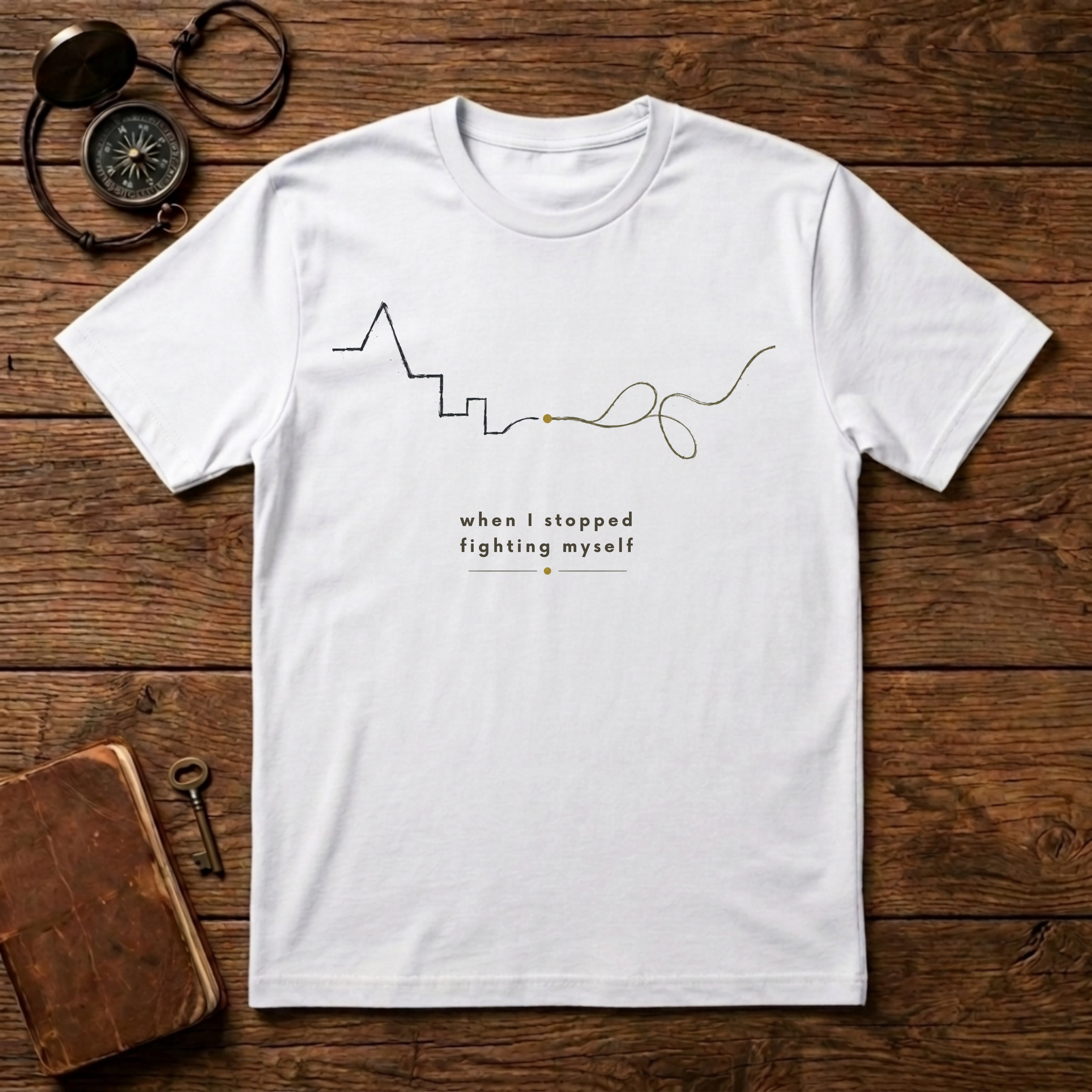 When I stopped fighting myself T-Shirt